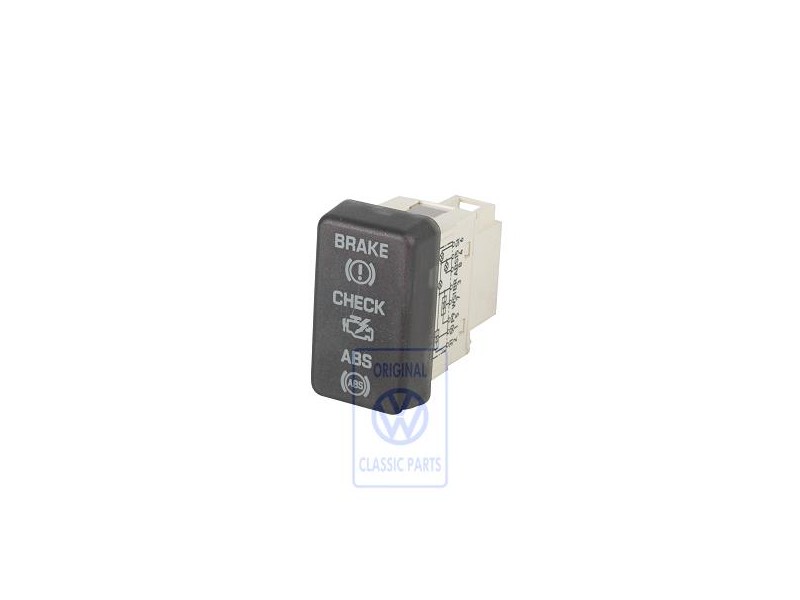 VW Original Testigo P. Freno Doble Circuito/Mano - 357919235M