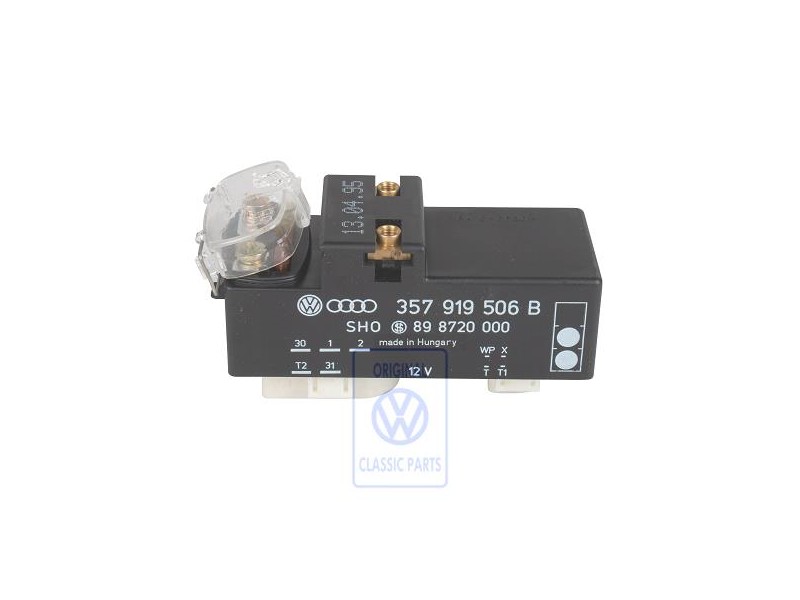 VW Original Unidad De Control Para Ventilador Del Radiador - 357919506B
