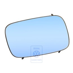 VW Original Cristal Espejo (Plano) Con Placa Soporte - 358857522