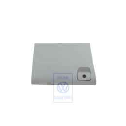 VW Original Tapa Compartimiento Portaobjet Gris Franela - 377857101 033