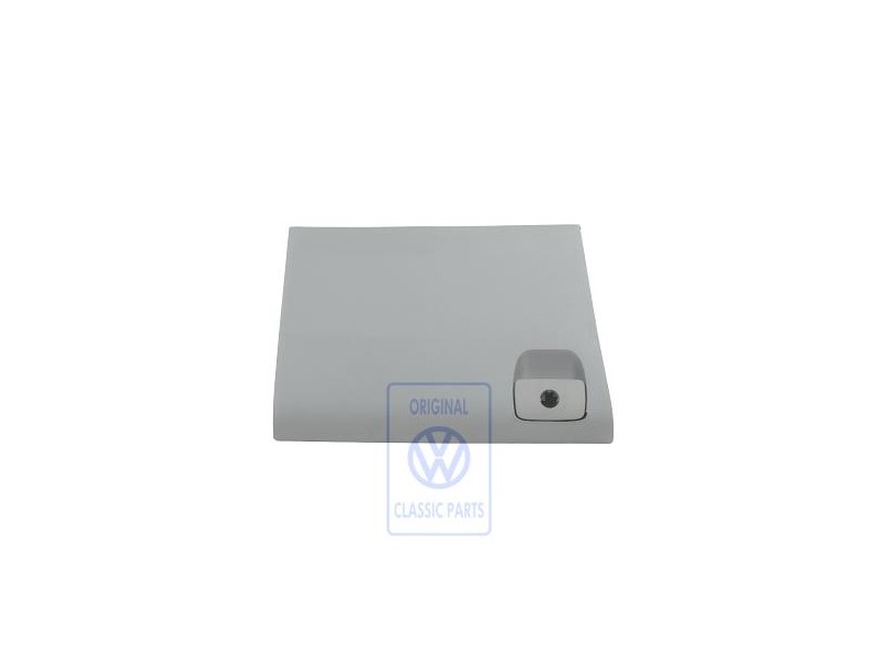 VW Original Tapa Compartimiento Portaobjet Gris Franela - 377857101 033