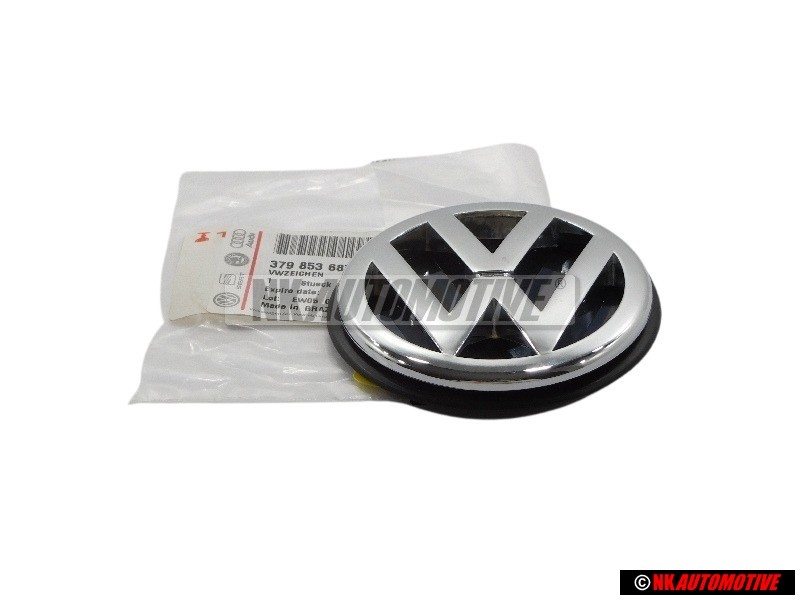 VW Original Trasero Simbolo Insignia Emblema Cromo - 379853687