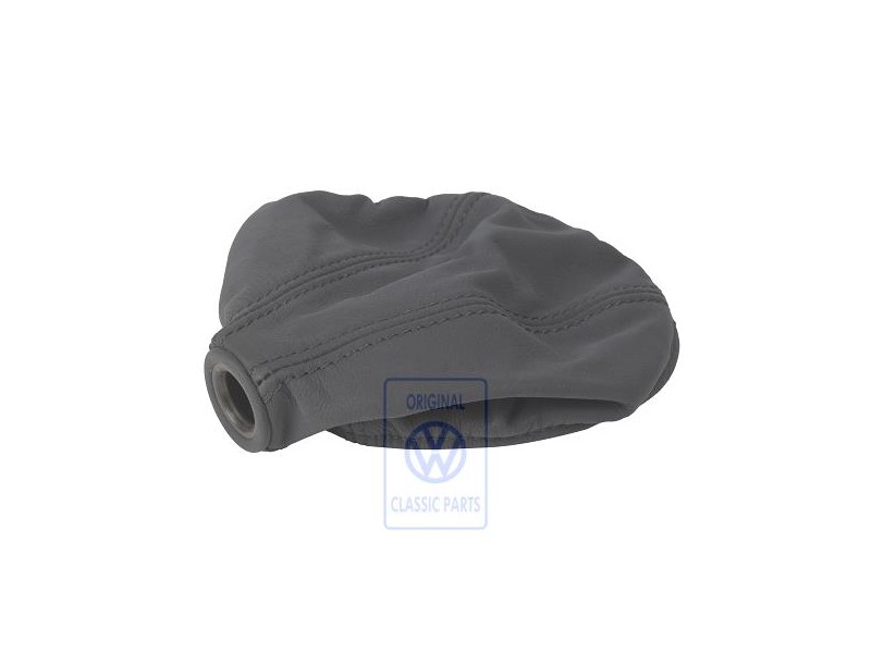 VW Original Rev. Palanca Cambio (Cuero) Negro - 3A0711115A 1BX
