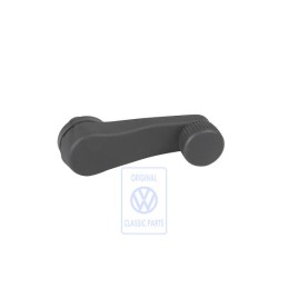 VW Original Manivela Ventanilla Negro Satinado - 3A0837581B B41