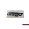VW Original EXCLUSIV Lado Rotulo Insignia Emblema Negro Cromo - 3A0853675C Z10