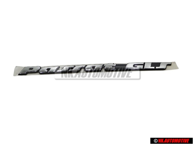 VW Original PASSAT GLS Trasero Rotulo Insignia Emblema Cromo - 3A0853687L Z10