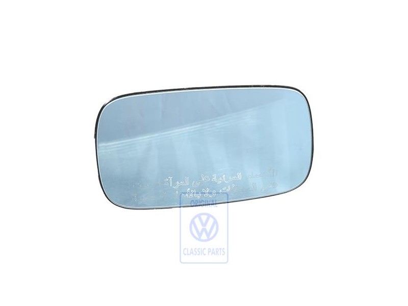 VW Original Cristal Espejo Convexo Con Placa Soporte - 3A1857522