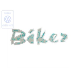 VW Original Rotulo Autoadhesivo Plata Turquesa - 3A9853431B Z75