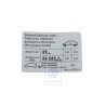 VW Original Adhesivo P. Presion Neumaticos - 3B0010276J