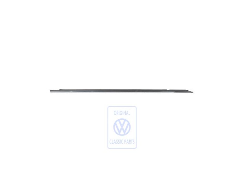 VW Original Junta Hueco Ventanilla Aluminio Brillante - 3B0837476 7Z7
