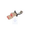 VW Original Cierre De Cinturon Doble Beige Sol/Rojo Fuego - 3B0857739A LSV