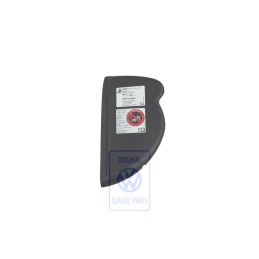 VW Original Tapa Protectora Negro - 3B0858035A 2AQ
