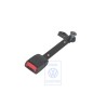 VW Original Cierre De Cinturon Negro Satinado/Rojo Fuego - 3B0858471D FCN