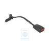 VW Original Cierre De Cinturon Negro Satinado/Rojo Fuego - 3B0858471P FCN