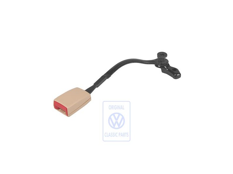 VW Original Cierre De Cinturon Beige Sol/Rojo Fuego - 3B0858472P PNE