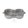 VW Original Portavasos Gris Franela - 3B0862531 7DE