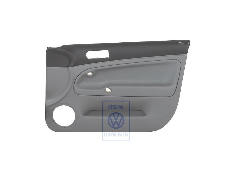 VW Original Panel Puerta Cuero Sintetico Gris Platino Oscuro - 3B0867012BBLGR