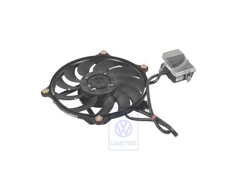 VW Original Ventilador De Radiador Con Unidad De Control - 3B0959453D