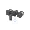 VW Original Conmutador P. Calefac. Asiento Negro Satinado - 3B0963564C 01C