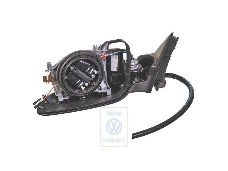 VW Original Caja De Espejo Exterior Negro Satinado - 3B1857507M 01C