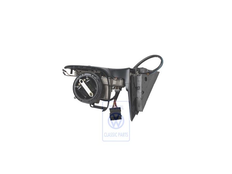 VW Original Caja De Espejo Exterior Negro Satinado - 3B1857508D 01C