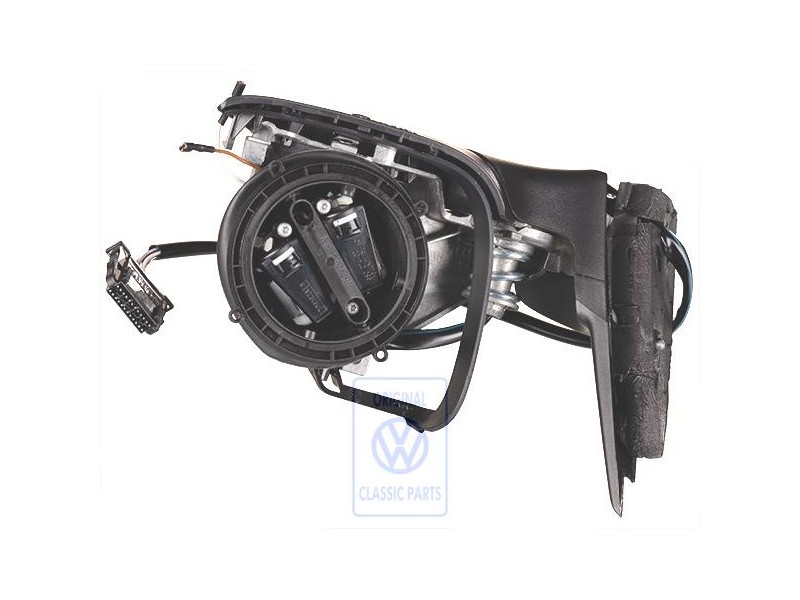 VW Original Caja De Espejo Exterior Negro Satinado - 3B1857508F 01C