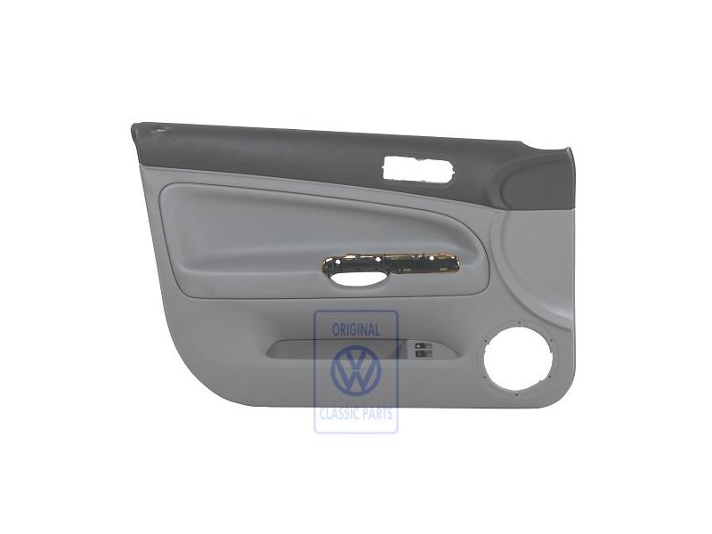 VW Original Panel Puerta Cuero Sintetico Gris Platino Oscuro - 3B1867011DELGR