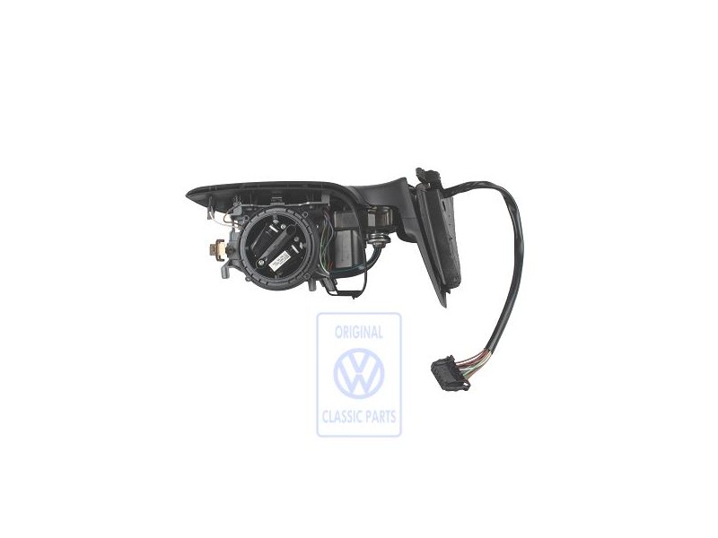 VW Original Caja De Espejo Exterior Negro Satinado - 3B2857508K 01C
