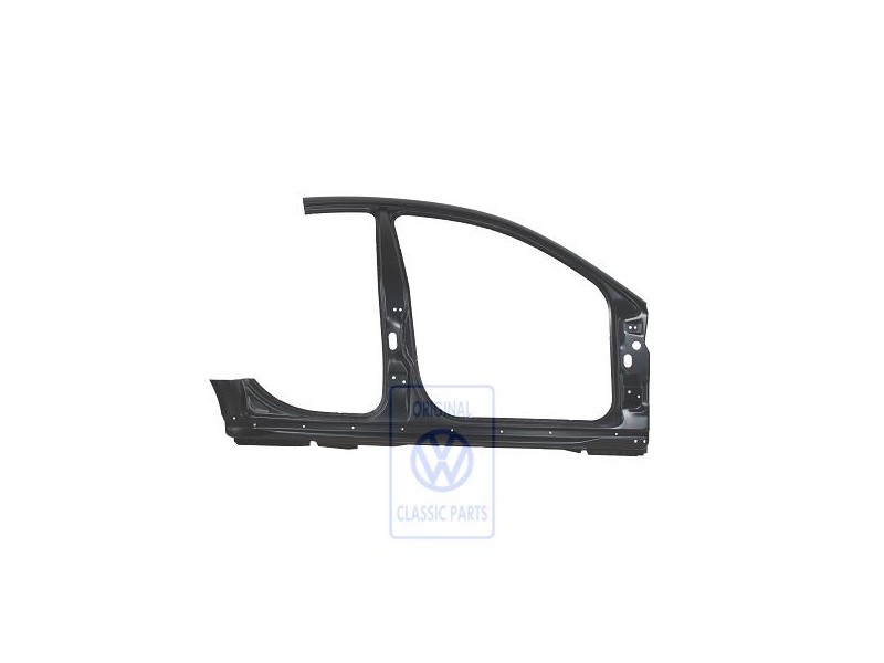 VW Original Pieza De Recorte - Columna A/B Con Larguero Inferior - 3B5809836B