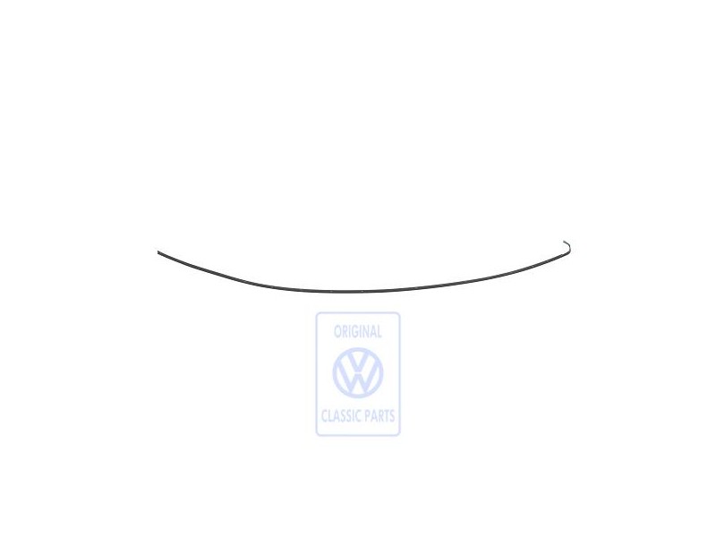 VW Original Regleta De Engaste Negro Satinado - 3B5854701 B41