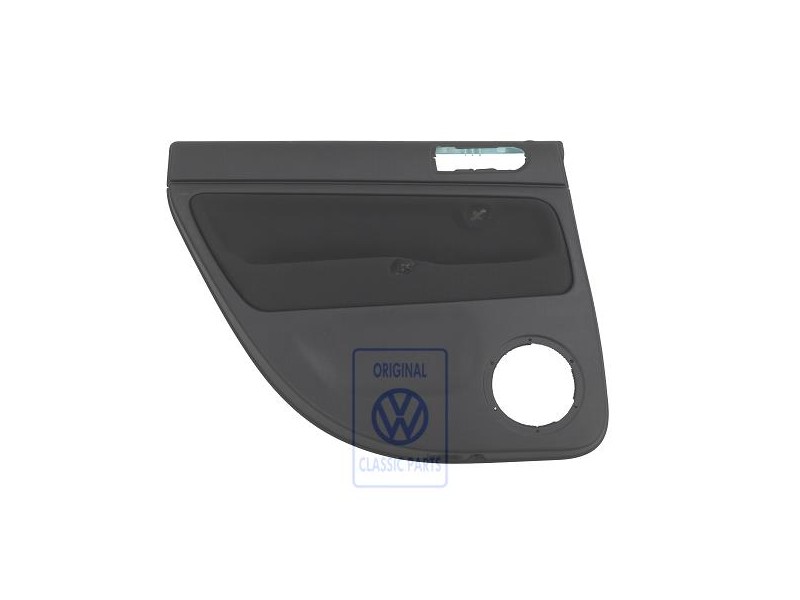 VW Original Revestimiento Puerta (Tela) Negro/Negro - 3B5867211AGJGJ