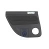 VW Original Revestimiento Puerta (Tela) Negro/Negro - 3B5867211AGJGJ