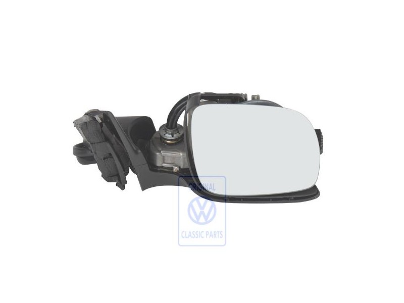 VW Original Caja De Espejo Exterior Negro Satinado - 3B6857508 01C