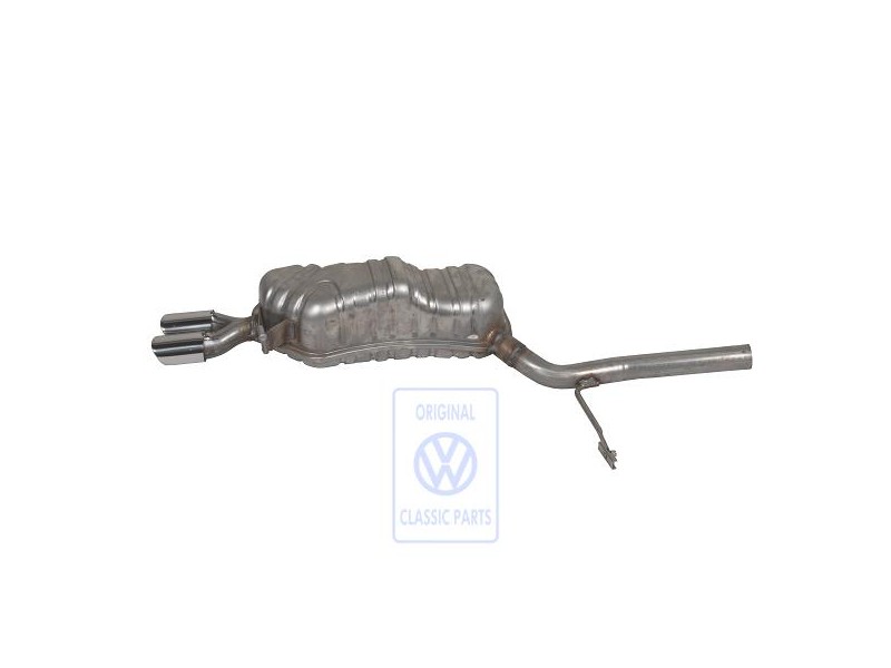VW Original Silenciador Final - 3B7253609