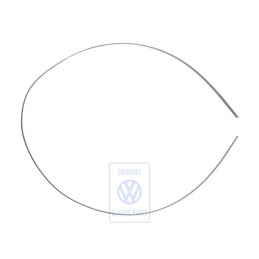 VW Original Moldura Cobertora Negro Satinado - 3B9853710C B41