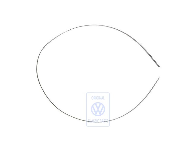 VW Original Moldura Cobertora Negro Satinado - 3B9853710C B41