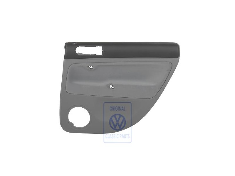 VW Original Revestimiento Puerta (Tela) Gris Franela - 3B9867212AHLGJ