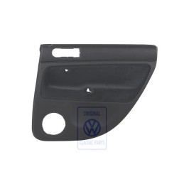 VW Original Revestimiento Puerta (Tela) Negro/Negro - 3B9867212AHLLF