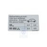 VW Original Adhesivo P. Presion Neumaticos - 3C0010455P
