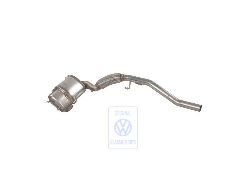 VW Original Tubo De Escape Con Catalizador Y Filtro De Particulas - 3C0254703DX