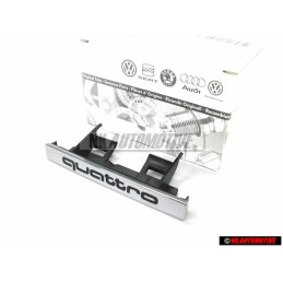 Audi Original QUATTRO Frente Rotulo Insignia Emblema Cromo - 8L0853736 2ZZ