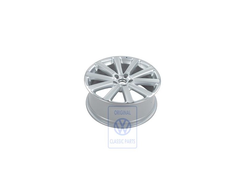 VW Original Llanta De Aluminio Plata Brillante - 3C0601025AM8Z8
