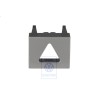 VW Original Embellecedor Titanio/Plata - 3C0857368 45T