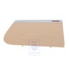 VW Original Recubrimiento Altavoz Purebeige/Brillo Cromo - 3C0867149C TEW