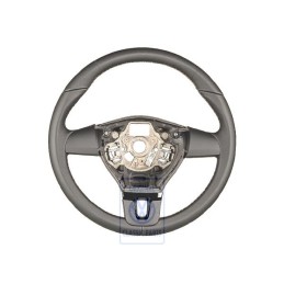 VW Original Volante Direccion (Cuero) Negro/Nougaty - 3C8419091ACBFB
