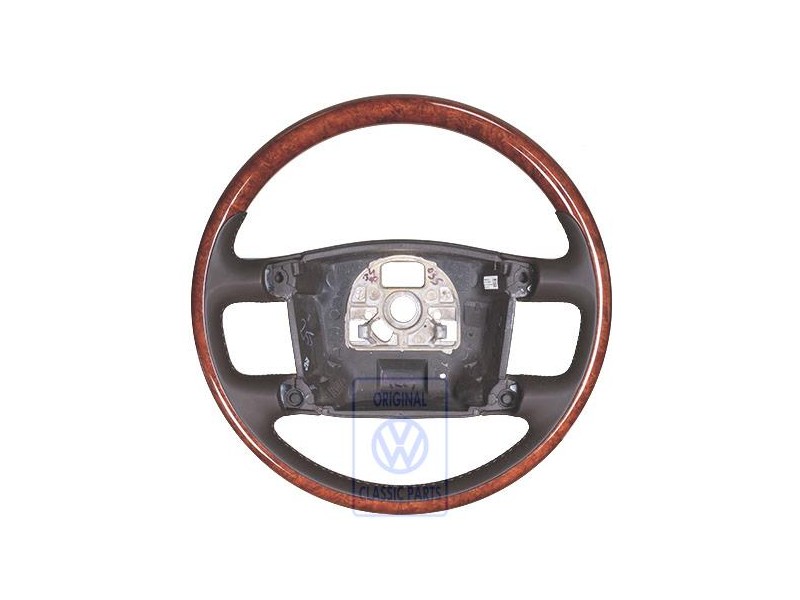 VW Original Volante (Madera/Cuero) Marron Natural/Nogal - 3D0419091ABNKN
