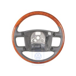 VW Original Volante Madera/Cuero Antracita/Eucalipto - 3D0419091ABQSC