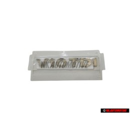 VW Original V10 TDI Trasero Rotulo Insignia Emblema Cromo - 3D0853675D 739