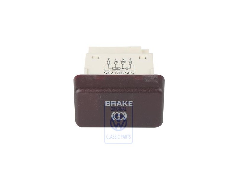 VW Original Testigo P. Freno Doble Circuito/Mano - 535919235