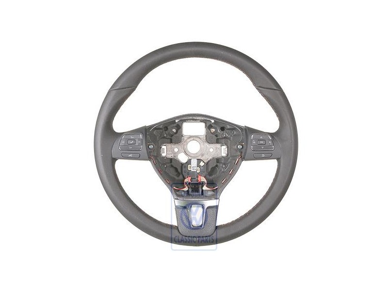 VW Original Volante Multifuncion (Cuero) Negro Titanio/Sioux - 5C0419091B N0E